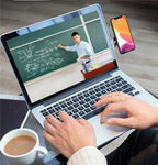 SmartHold™ Dual Monitor Magnetic Side-Mount Clip & Phone Holder