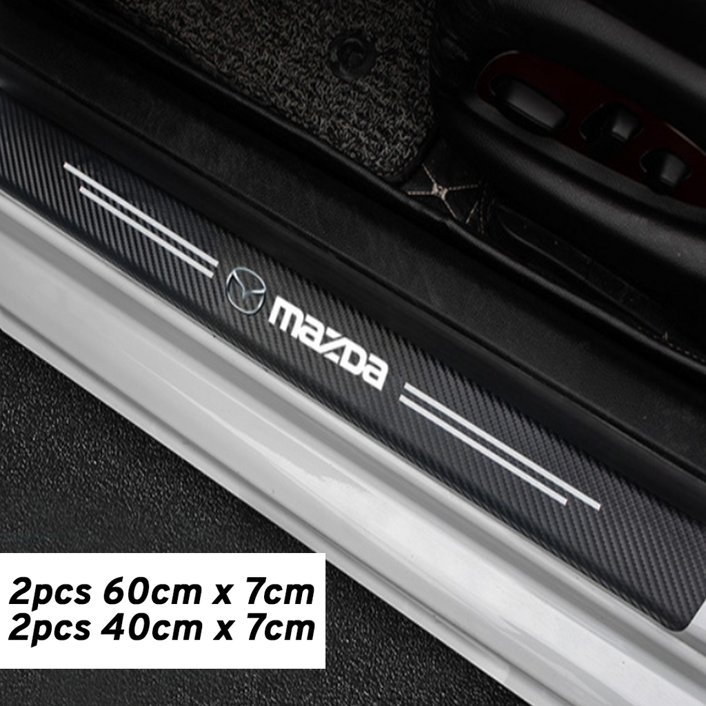 CarMax Carbon Fiber Door Sill Protector Sticker