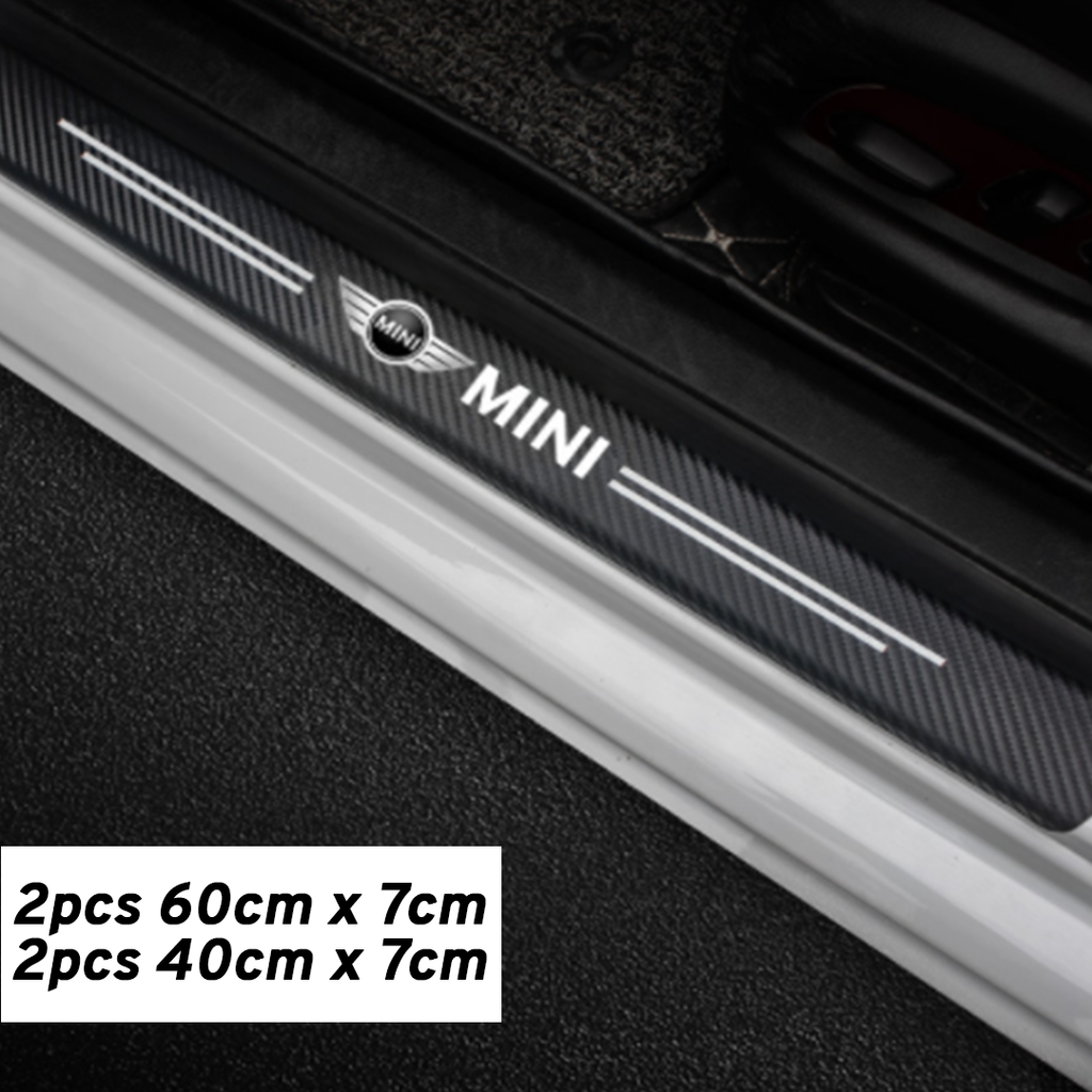 CarMax Carbon Fiber Door Sill Protector Sticker