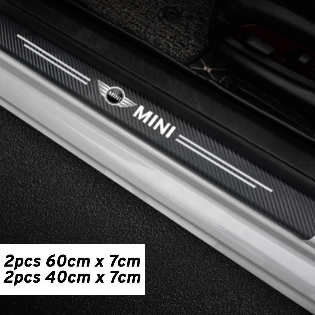 CarMax Carbon Fiber Door Sill Protector Sticker