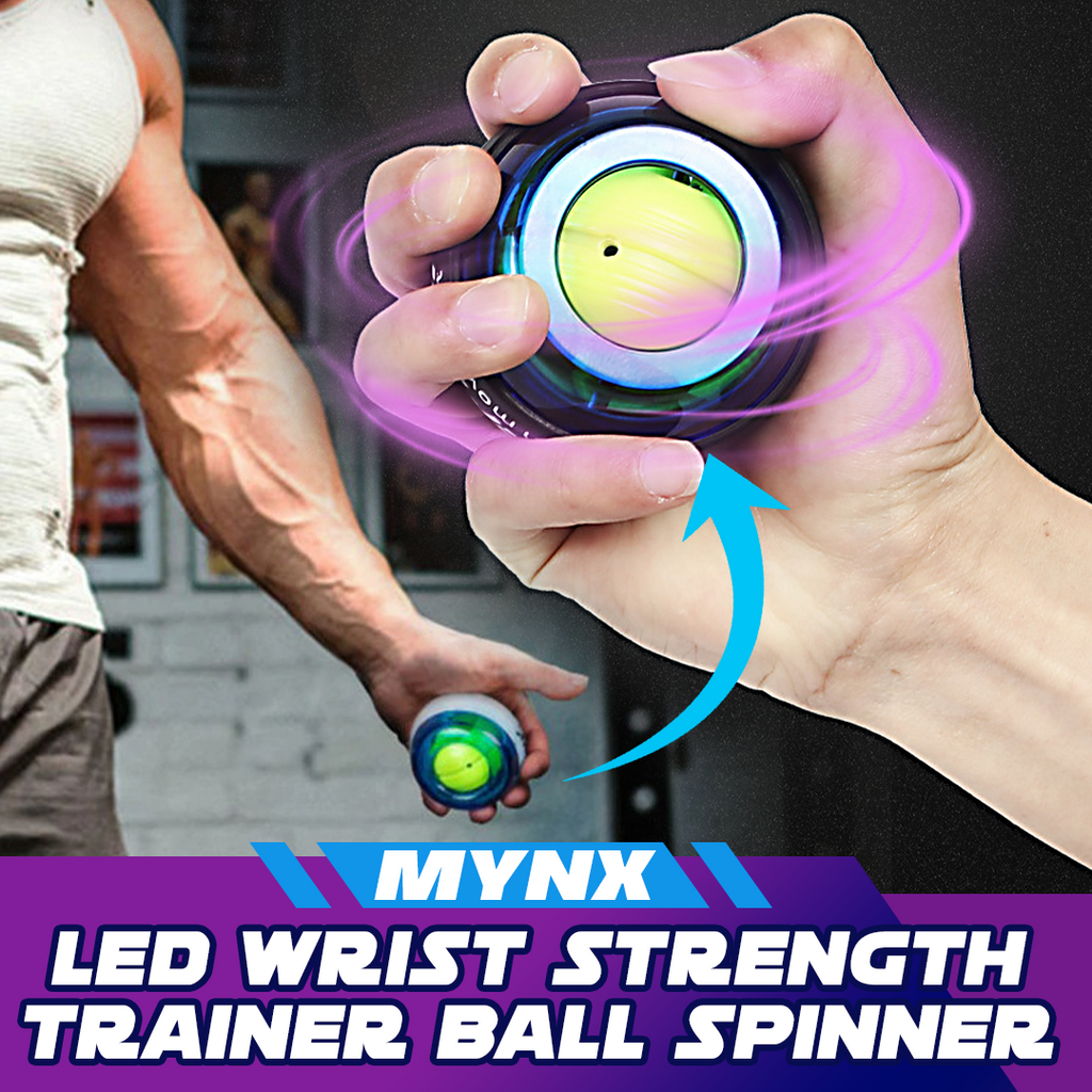 MYNX LED Wrist Strength Trainer Ball Spinner