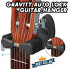 Gravity Auto Lock Guitar Hanger Pro™