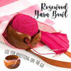 Rosewood Yarn Bowl