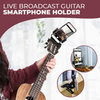 Live Broadcast Guitar Smartphone Holder