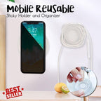 Mobile Reusable Sticky Holder and Organizer
