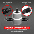 Double Headed Sheet Metal Nibbler Cutter