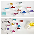 GlitterArt 12 Colors Metallic Watercolor Paint Set