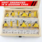 Miter Router Bit 12-Piece Set