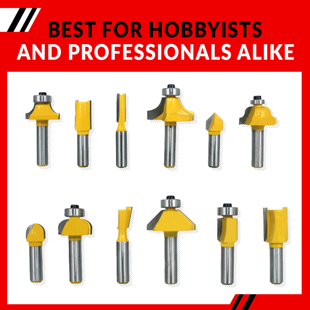 Miter Router Bit 12-Piece Set