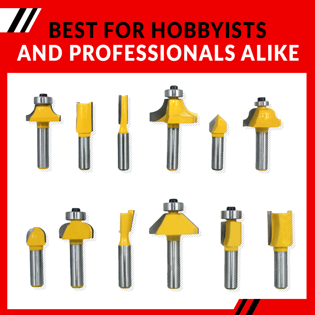 Miter Router Bit 12-Piece Set