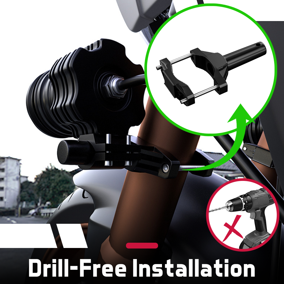 Moto+ LED Headlight Extension Bracket