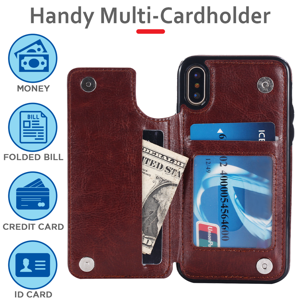 MultiCard+ Leather Phone Case