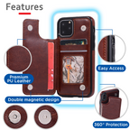 MultiCard+ Leather Phone Case