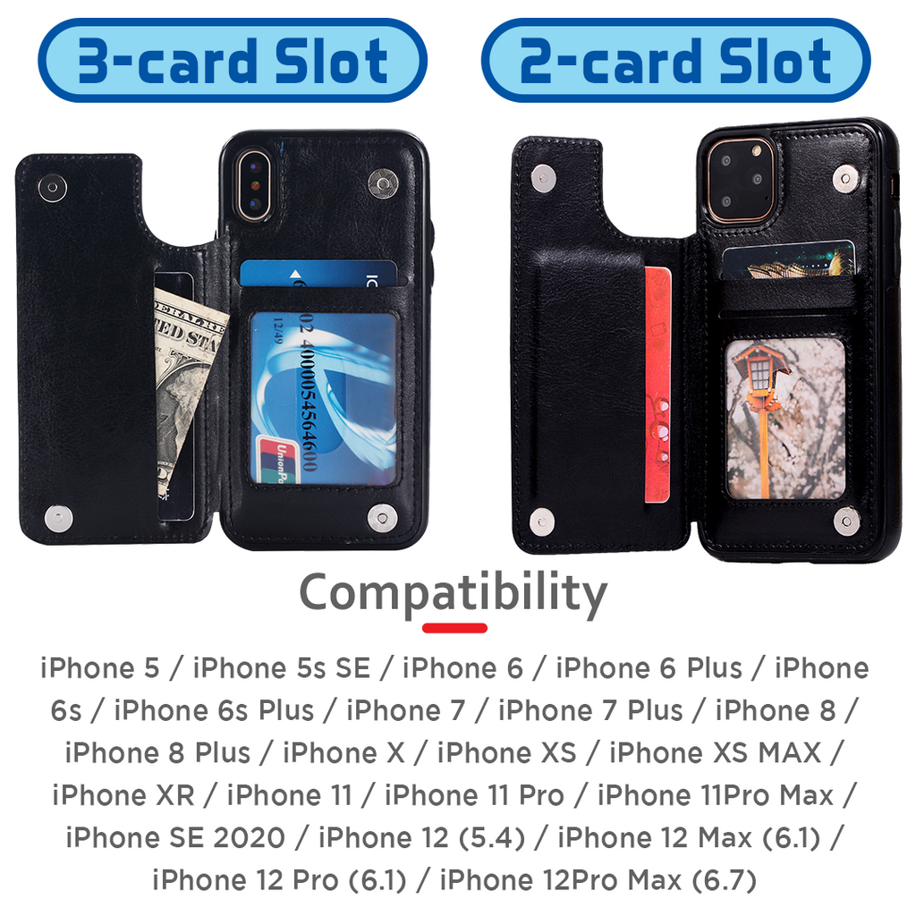 MultiCard+ Leather Phone Case