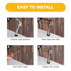 One-Push Semi-automatic Door Stopper