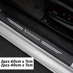 CarMax Carbon Fiber Door Sill Protector Sticker