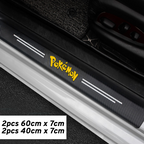 CarMax Carbon Fiber Door Sill Protector Sticker