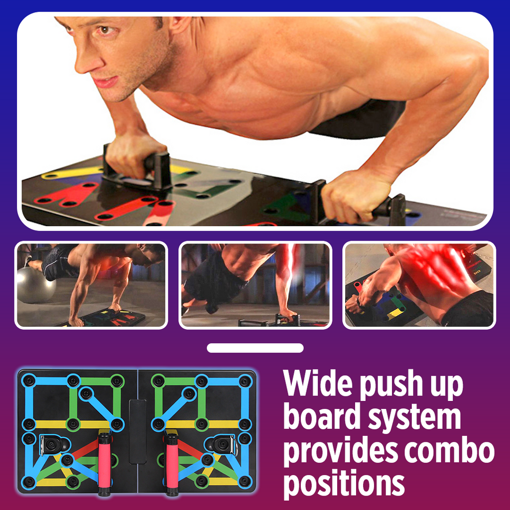 BodyFlex 9-in-1 Foldable Push Up Board