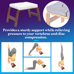 PoseUp Yoga Wooden Headstand Bench