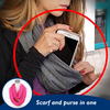 PoshSecret Travel Infinity Scarf With Secret Pockets