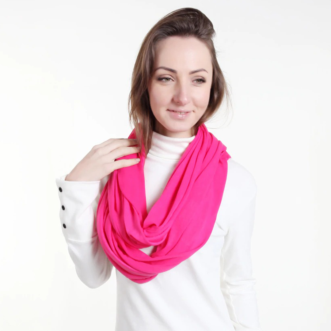 PoshSecret Travel Infinity Scarf With Secret Pockets
