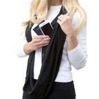 PoshSecret Travel Infinity Scarf With Secret Pockets
