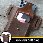 PrimeLeather Phone Storage Belt Bag