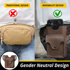 PrimeLeather Phone Storage Belt Bag