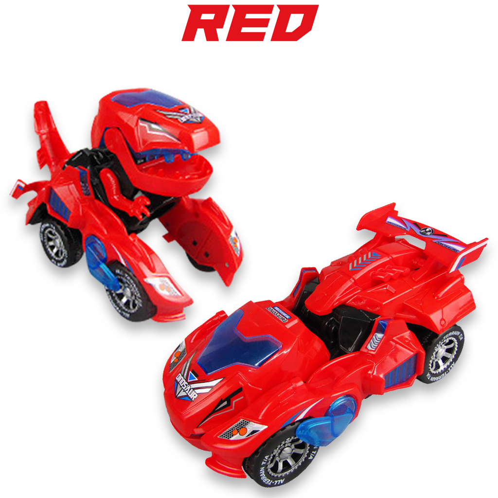 Roar! T-Rex Robot Transforming Car