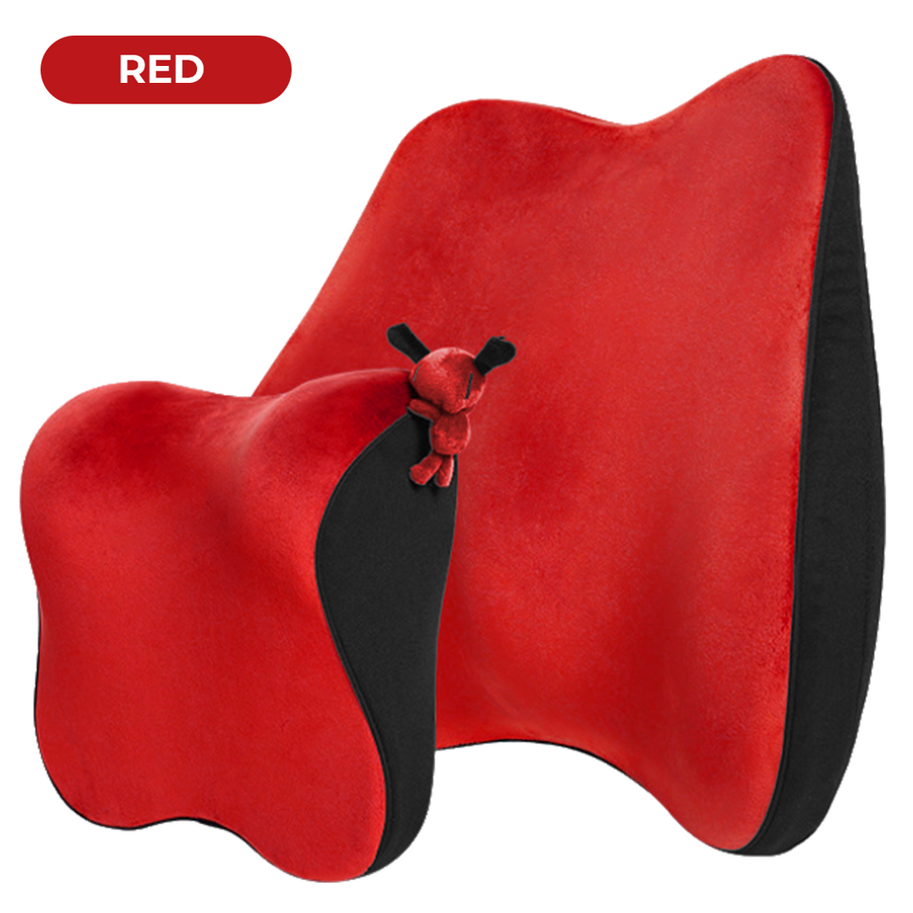 Car Seat Headrest and Neck Cushion