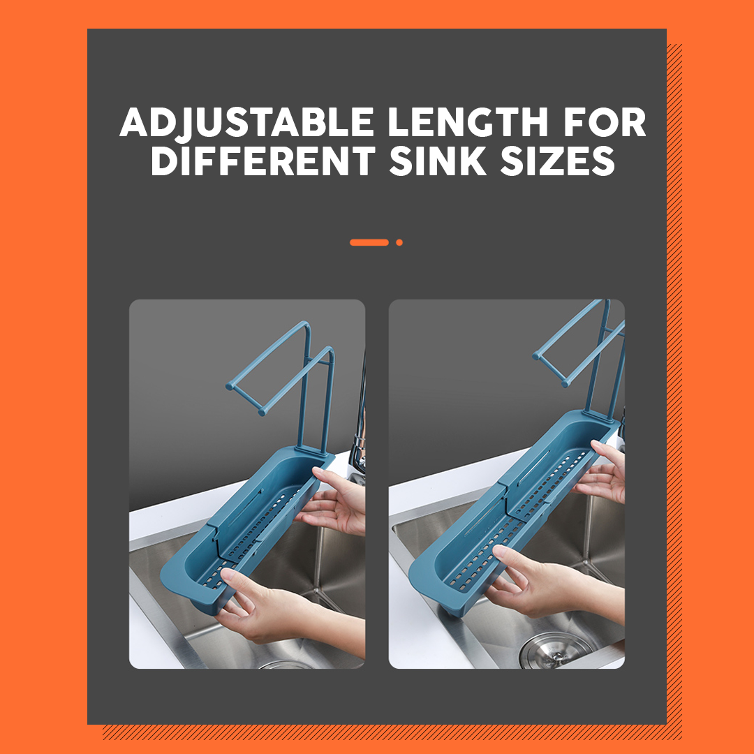 Retractable Sink Organizer Rack