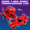 Roar! T-Rex Robot Transforming Car