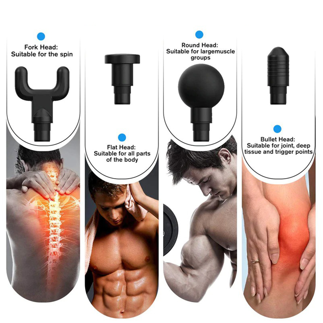 RxMuscle Hand-held Deep Tissue Percussion Massager