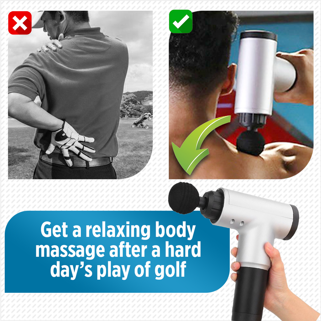 RxMuscle Hand-held Deep Tissue Percussion Massager