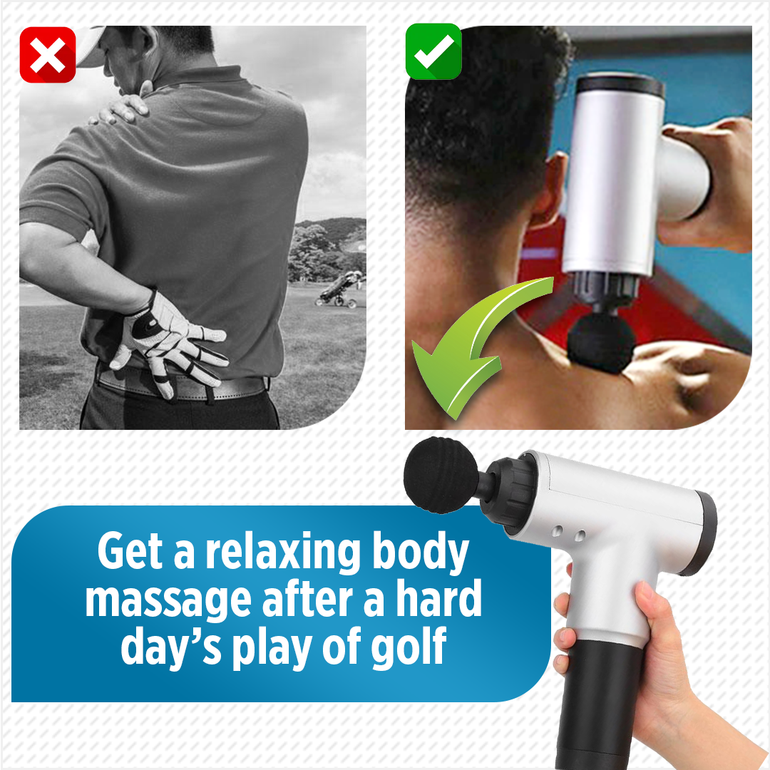 RxMuscle Hand-held Deep Tissue Percussion Massager