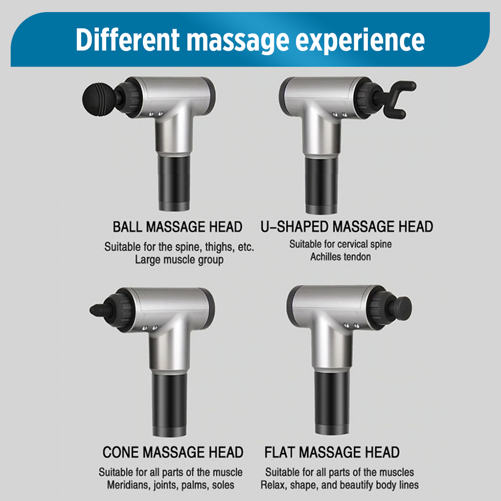 RxMuscle Hand-held Deep Tissue Percussion Massager