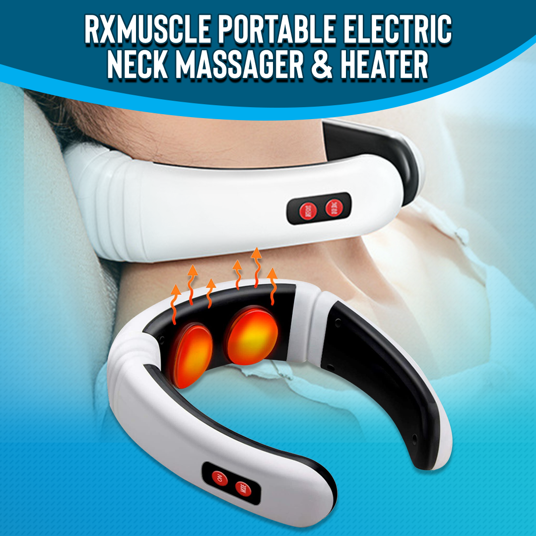 RxMuscle Portable Electric Neck Massager & Heater