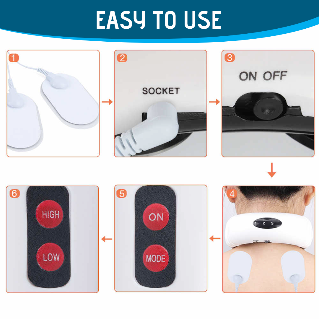 RxMuscle Portable Electric Neck Massager & Heater