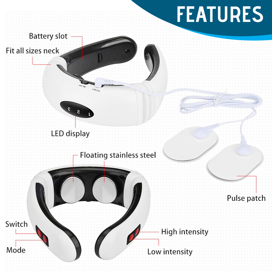 RxMuscle Portable Electric Neck Massager & Heater
