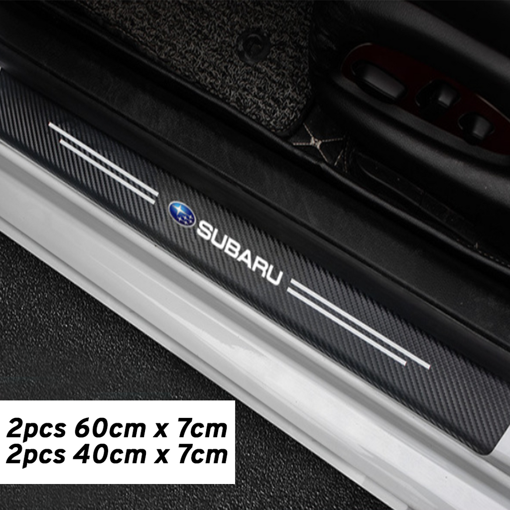 CarMax Carbon Fiber Door Sill Protector Sticker