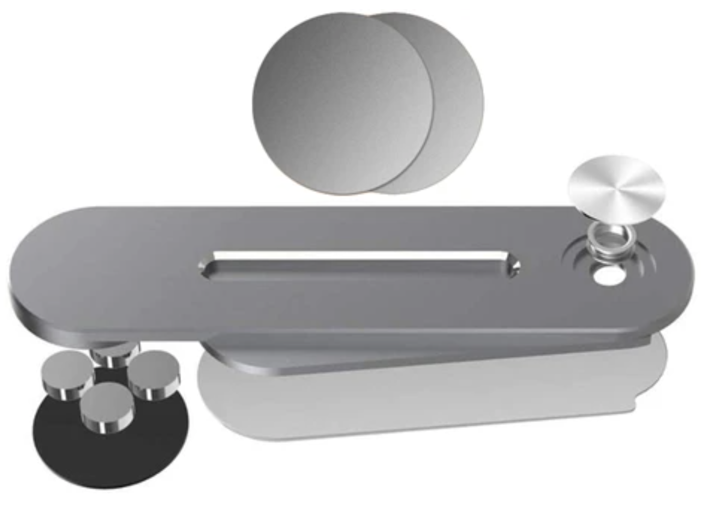 SmartHold™ Dual Monitor Magnetic Side-Mount Clip & Phone Holder