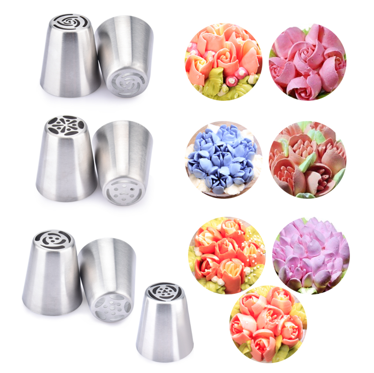 Cake Decor Piping Nozzle Set