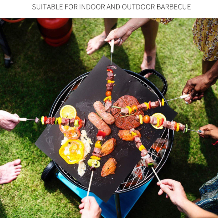 Non-Stick BBQ Grill Mat - 2pcs