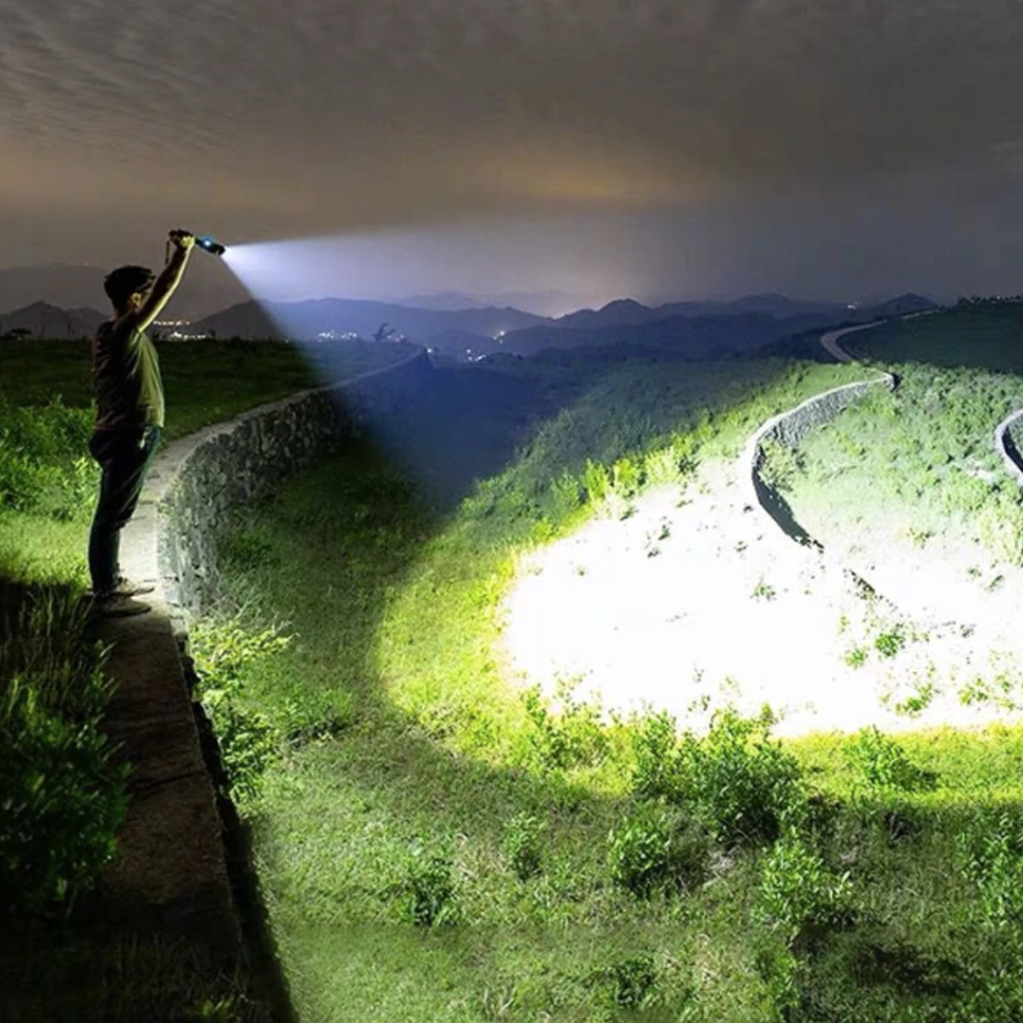 Rechargeable Tactical Zoom Flashlight