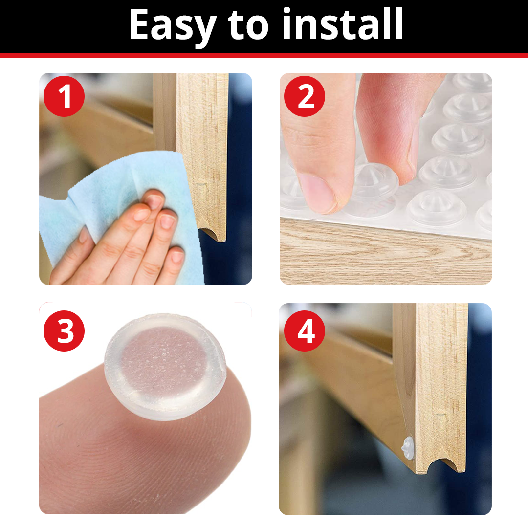 SelfStick Silicone Door Stopper