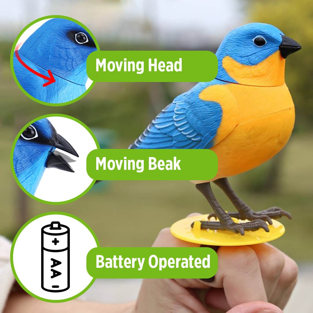 SmartPet Chirping & Singing Bird