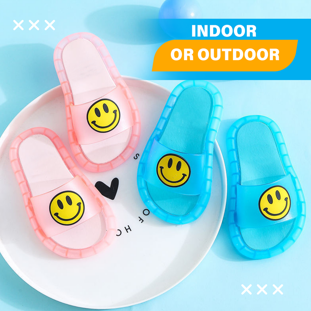 Smiley LED Kids Slippers