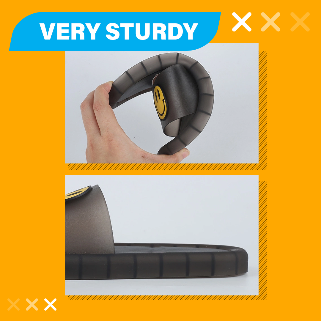 Smiley LED Kids Slippers