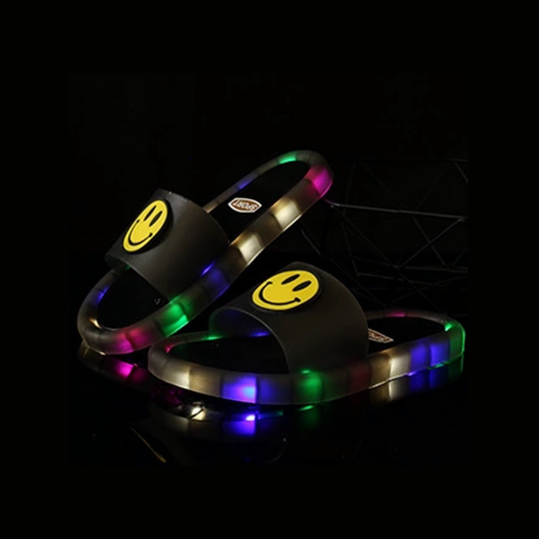 Smiley LED Kids Slippers