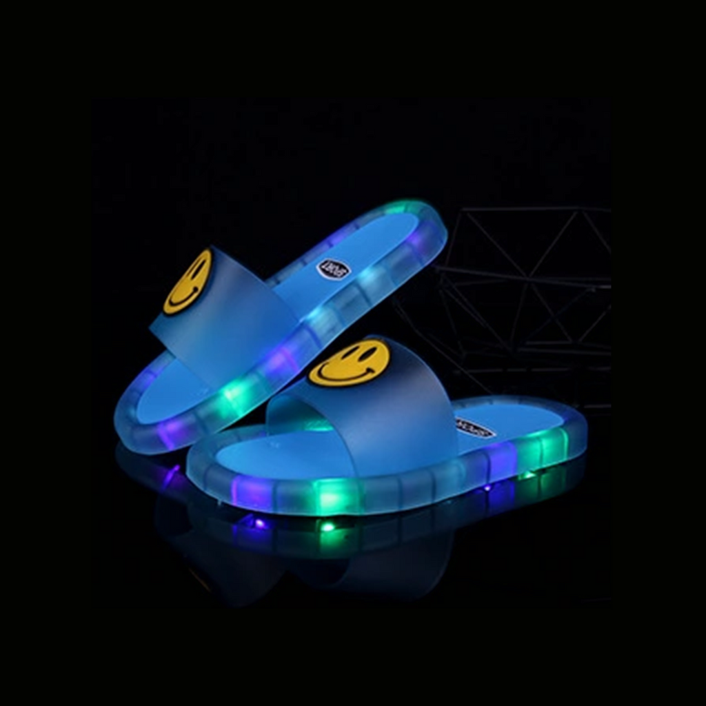 Smiley LED Kids Slippers